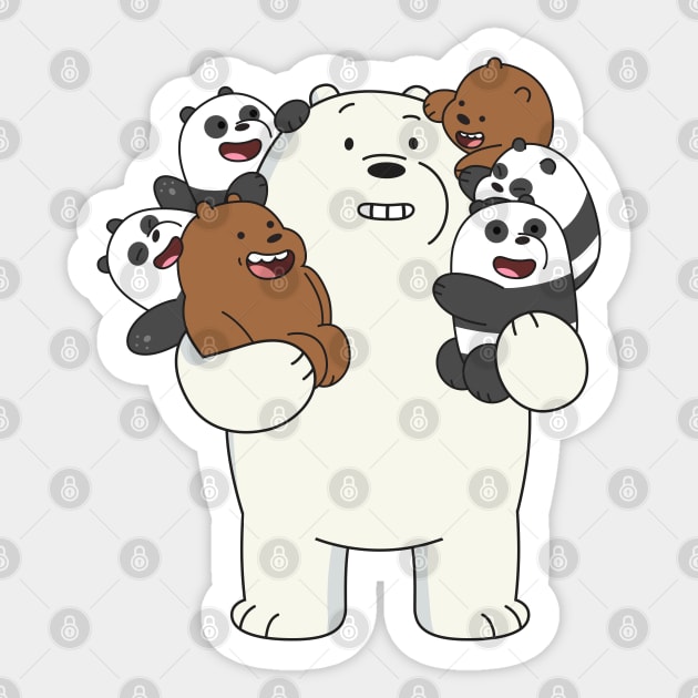Ice Bear Sticker by Plushism